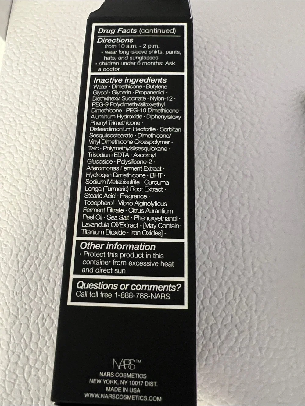 NARS Pure Radiant Tinted Moisturizer in Light 1.2 Gotland color SPF30 50ml